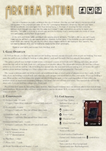 Arkham Ritual Rulebook