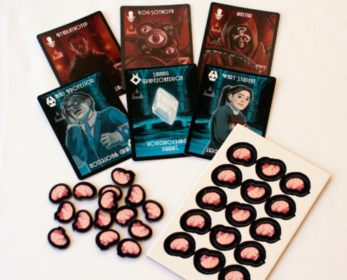 Arkham Ritual Cards and Sanity Markers